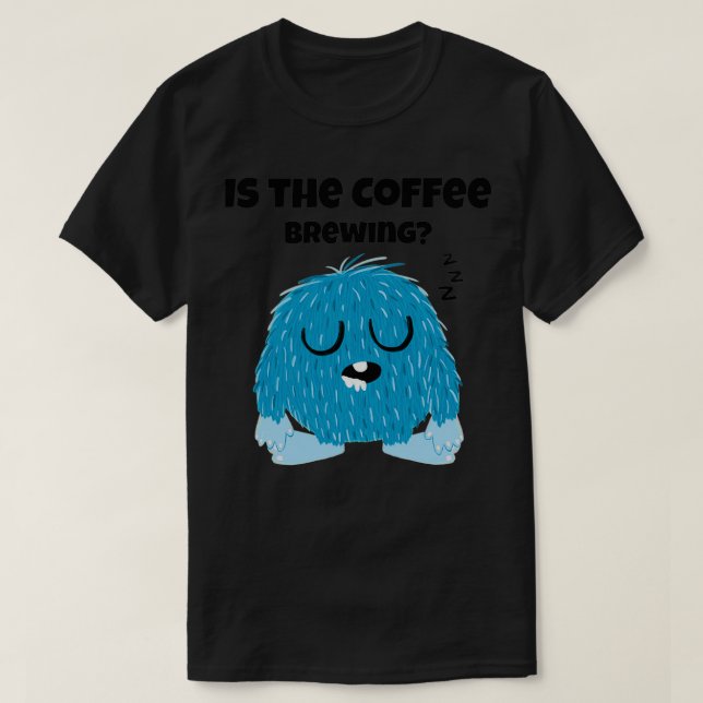 T-shirt est le café brassant (Design devant)
