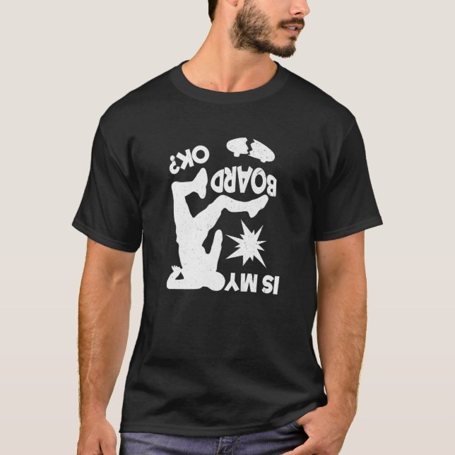 T-shirt Est ma planche Ok Skateboard Skatepark (Devant)