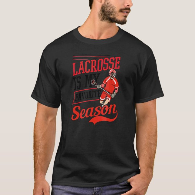 T-shirt Est ma saison préférée Lax (Devant)