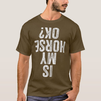 T-shirt Est Mon Cheval OK Équitation équitation Amateurs é