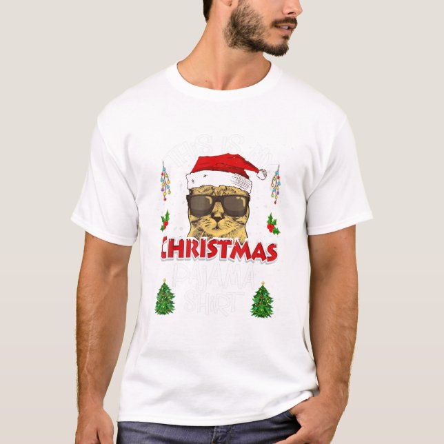 T-shirt est mon pyjama de Noël (Devant)
