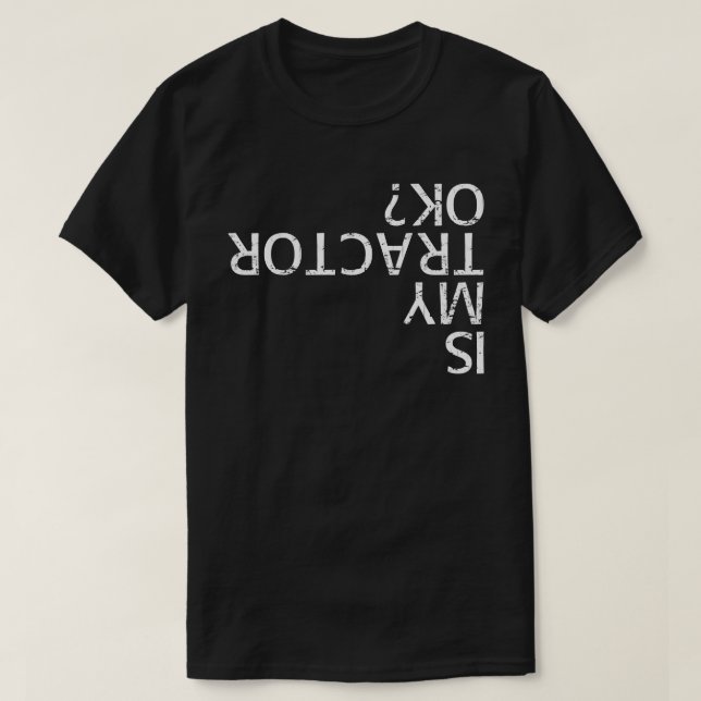T-shirt est mon tracteur ok (Design devant)