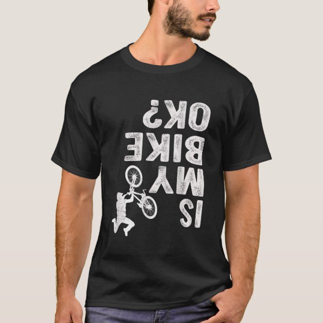 T-shirt Est Mon Vélo Ok Funny Mountain Vélo Moteur Cyclist (Devant)