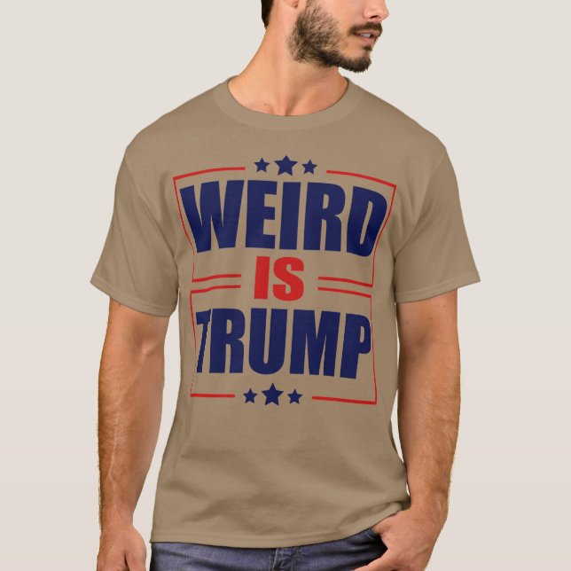T-shirt Est Mot Minimaliste Étrange (Devant)