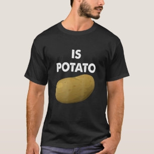 T-shirt Est pomme de terre Comme vu à la télévision en fi