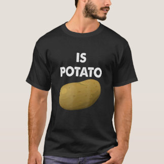 T-shirt Est pomme de terre Comme vu à la télévision en fi
