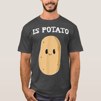 T-shirt Est Pomme De Terre Cute Pomme De Terre Drôle Télév