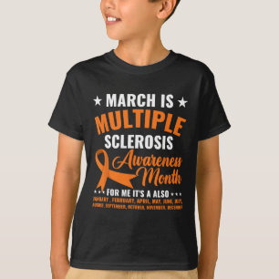 T-shirt Est Sclérose en plaques Mois de sensibilisation Ms