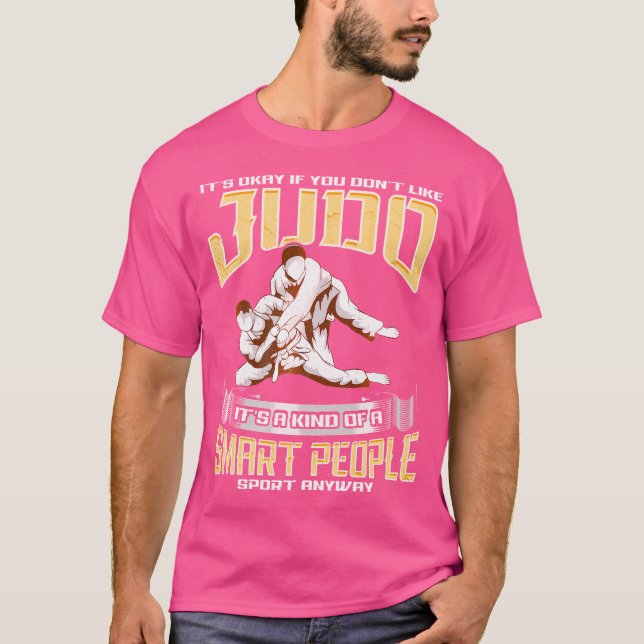 T-shirt Est Un Sport Pour Les Gens Intelligents Drôle Judo (Devant)