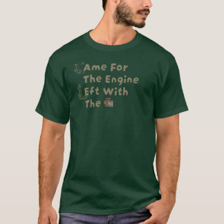 T-shirt Est venu pour le moteur gauche avec le moteur T-sh