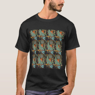 T-shirt Estampe de poisson japonaise