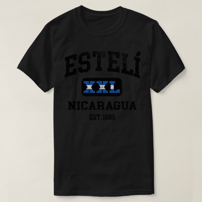 T-shirt Esteli Nicaragua XXL Design sportif (Design devant)