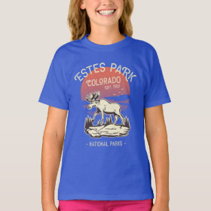 T-shirt Estes Park Colorado National Park Elk Sunset