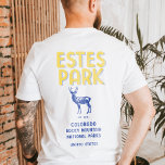 T-shirt Estes Park Colorado Parc national Elk<br><div class="desc">Style vintage T-shirt Estes Park Colorado. Ce t-shirt vintage unique est également une excellente idée cadeau pour ceux qui aiment les activités de plein air avec des amis et la famille.</div>