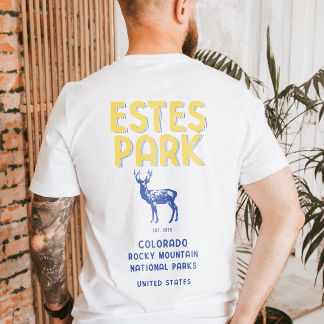 T-shirt Estes Park Colorado Parc national Elk (Estes Park Colorado National Park Elk T-Shirt)