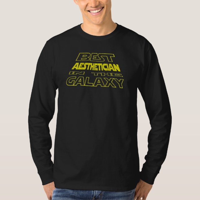 T-shirt Esthéticien Conception de dos d'espace (Devant)