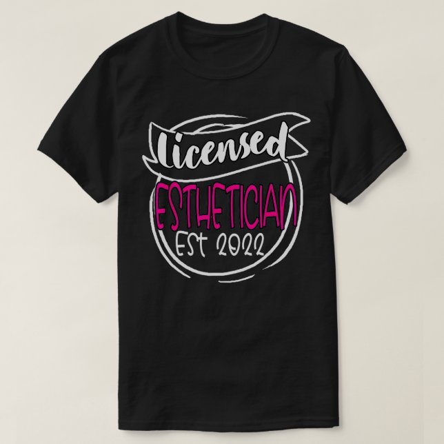 T-shirt Esthétique autorisé 2022 Esthétique (Design devant)