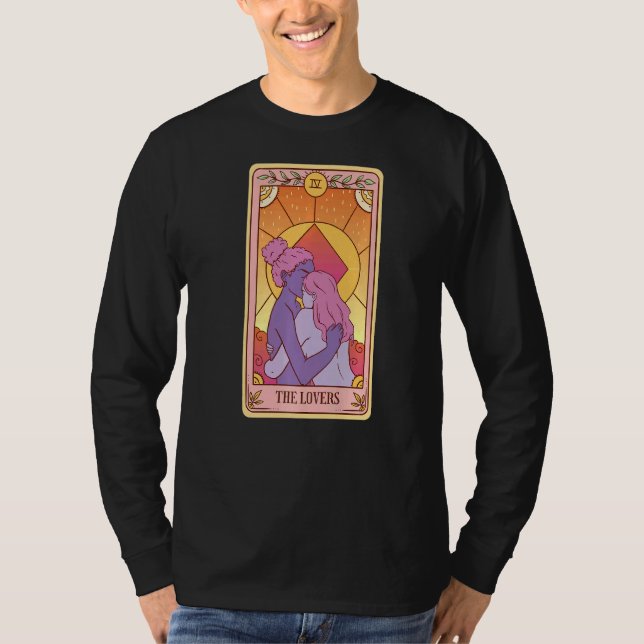 T-shirt Esthétique céleste Triple Lune Wicca Tarot de cuis (Devant)