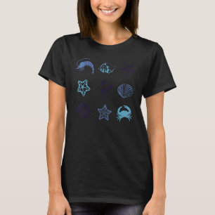T-shirt esthétique crustacé crustacés crabe homard