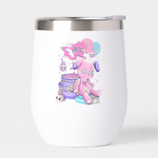 T-shirt esthétique déplaisant Éffrayant mignon gra