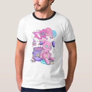 T-shirt esthétique déplaisant Éffrayant mignon gra