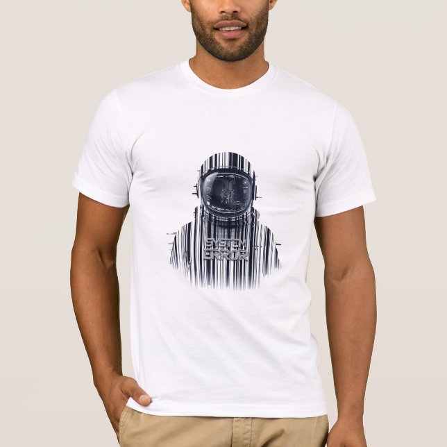T-shirt Esthétique d'erreur système d'astronaute de pépin  (Devant)
