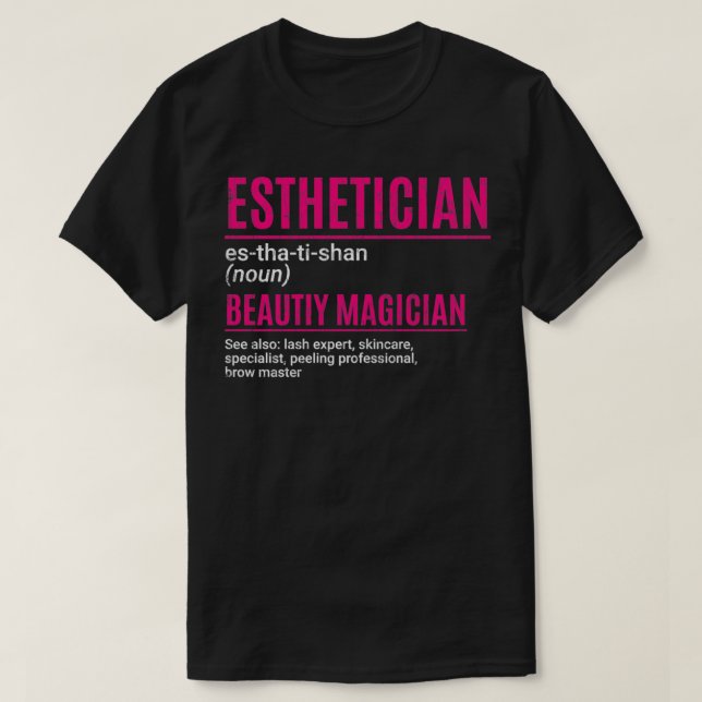 T-shirt Esthétique Funny Magicien maquillage de beauté Art (Design devant)