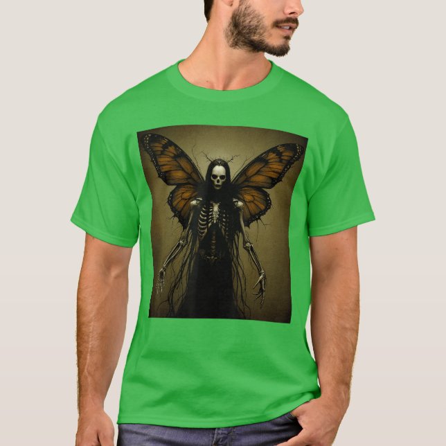 T-shirt Esthétique Gothique Dark Art Grunge Féerique Éthér (Devant)