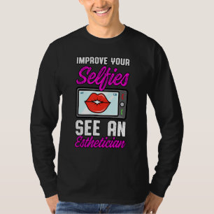 T-shirt Esthétique Lèvres Selfies Esthétique Cosme Beautic