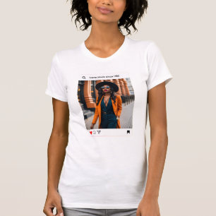 T-shirt esthétique moderne photo instagram drôle stylé