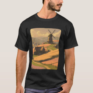 T-shirt Esthétique Pastel Danoise Danemark Campagne Danois