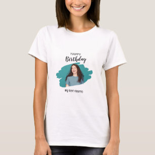 T-shirt Esthétique personnalisée Joyeux anniversaire