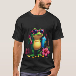 T-shirt esthétique Rétro Cool Vaporwave Y2K Grenou