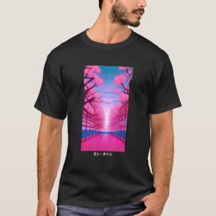 T-shirt esthétique Rétro Japonais des années 90 Vaporwave