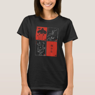 T-shirt esthétique vaporwave années 80 et 90 cerisier rétr