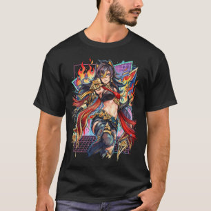 T-shirt esthétique vaporwave Dehya Genshin Impact