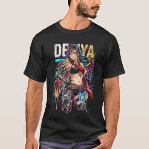 T-shirt esthétique vaporwave Dehya Genshin Impact