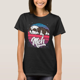 T-shirt Esthétique Vaporwave japonais Otaku meme Meh Shih 