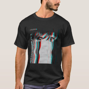 T-shirt esthétique Vaporwave Triste Anime E E Harajuku