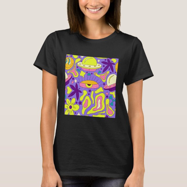 T-shirt esthétique Weirdcore Kidcore Yeux Tripants 90s (Devant)