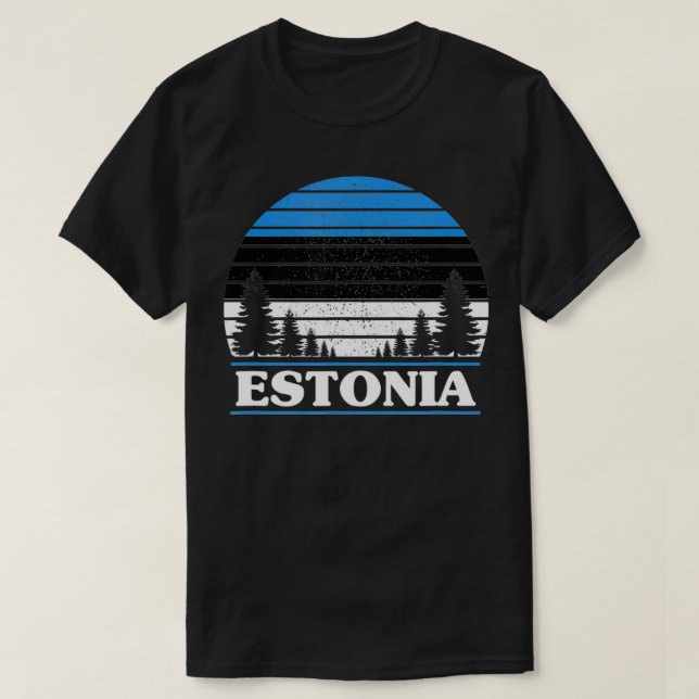 T-shirt Estonie (Design devant)