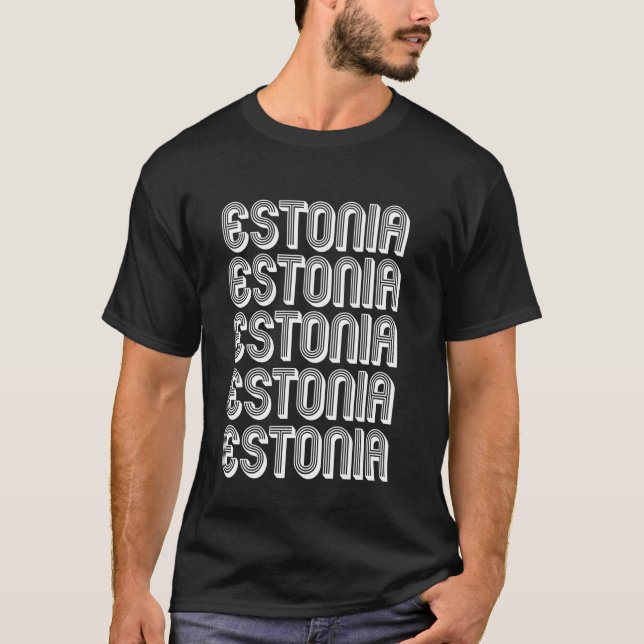 T-shirt Estonie (Devant)