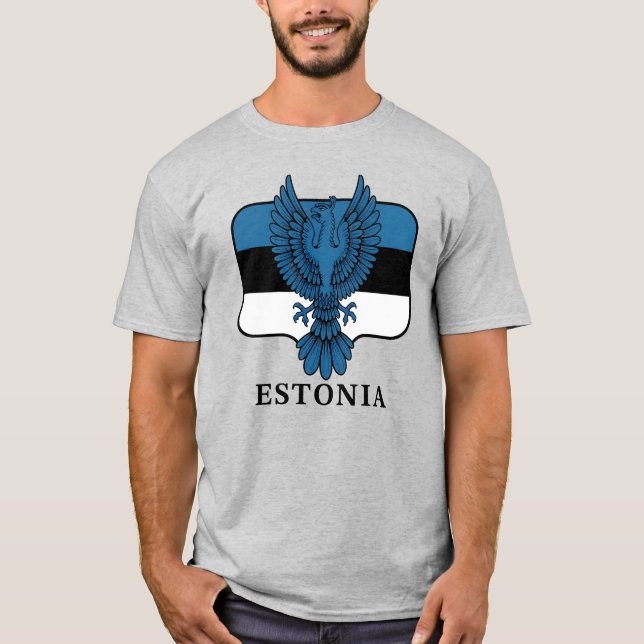 T-shirt Estonie Europe du Nord (Devant)
