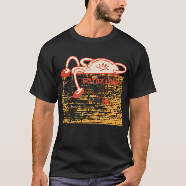 T-shirt “ESTOY LIVING” - Diseño Urbano para el Alma Relaja (Devant)