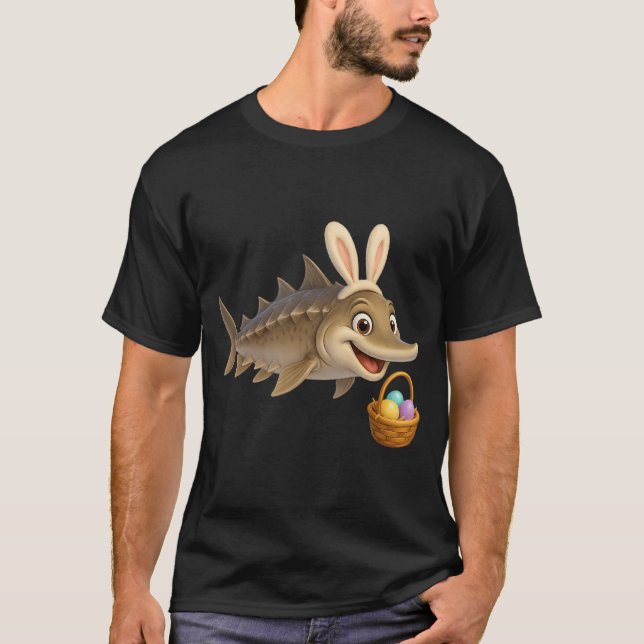 T-shirt Esturgeon de Pâques (Devant)