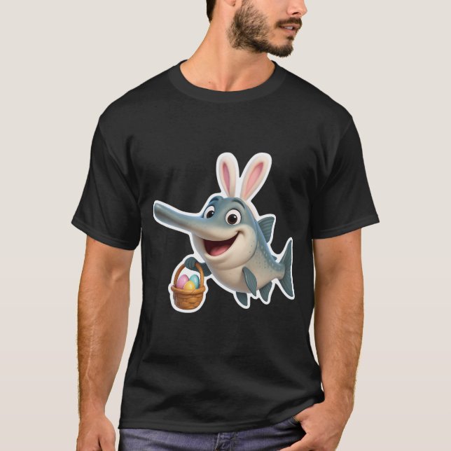 T-shirt Esturgeon fendu de Pâques (Devant)