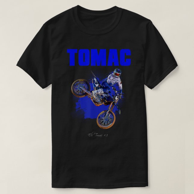 T-SHIRT ET3 ELI 3 TOMAC SUPERCROSS MOTOCROSS STAR CHAMPION (Design devant)