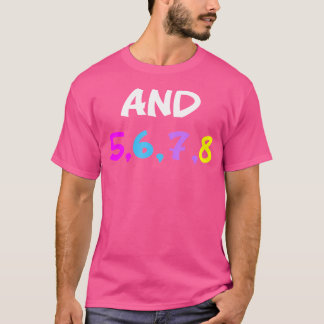 T-shirt Et 5 6 7 8 Danse Jazz Ballet Enseignant Hip hop In