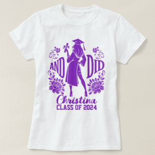 T-shirt ET A FAIT Silhouette Féminine Urbaine Tendance pou