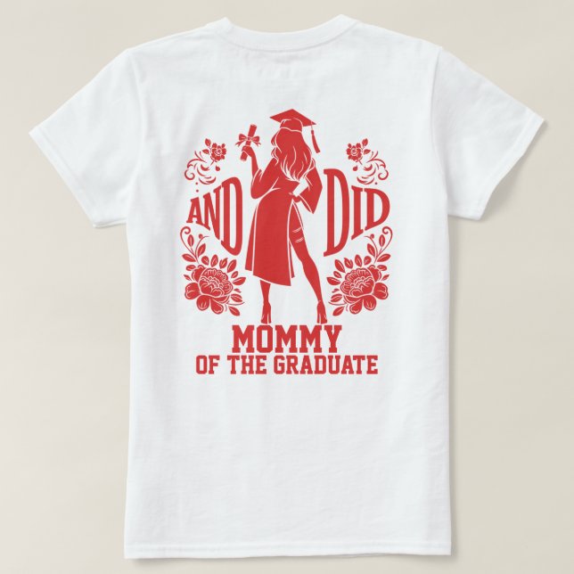 T-shirt ET A FAIT Urban Female Silhouette Trendy Graduatio (Design dos)
